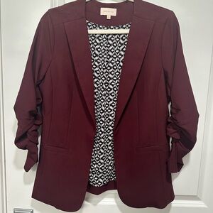 Burgundy Women's Blazer